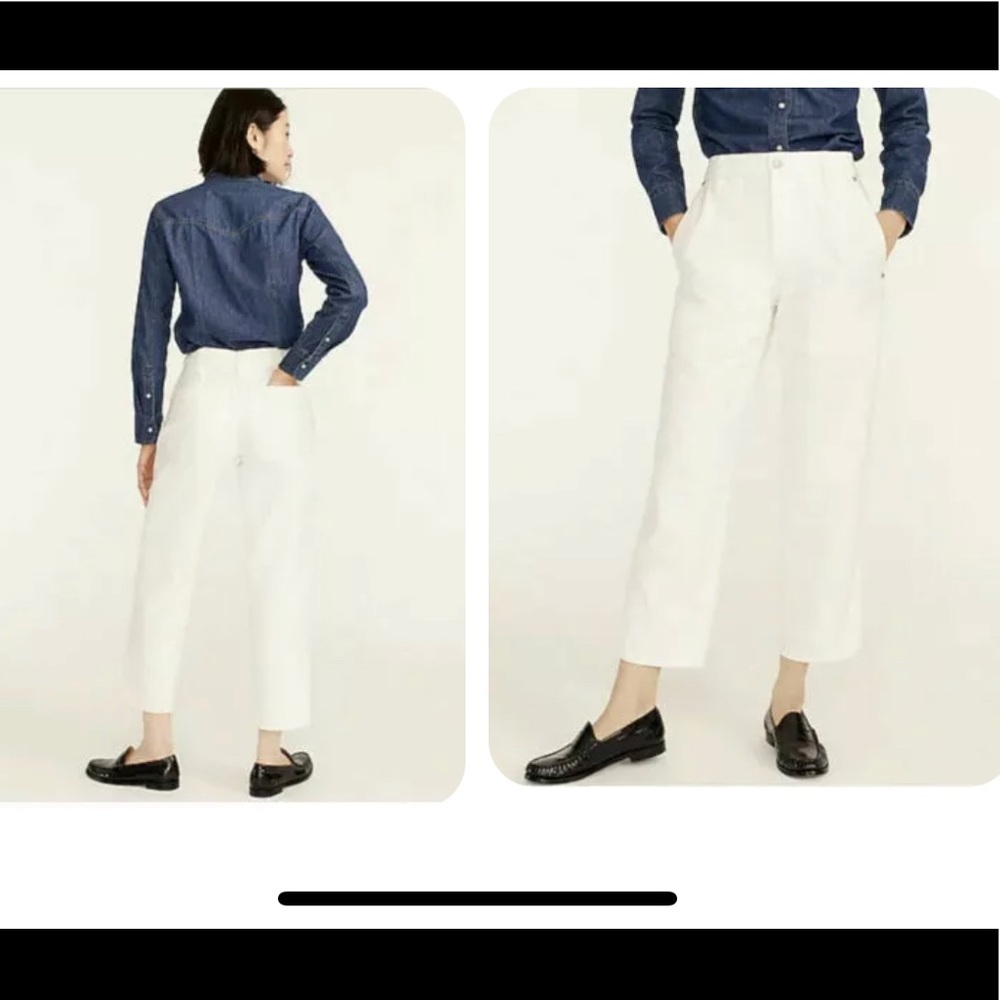 J.Crew High-rise patch pocket straight-leg jean
